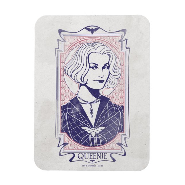 QUEENIE GOLDSTEIN™ Illustration Magnet (Vertikal)