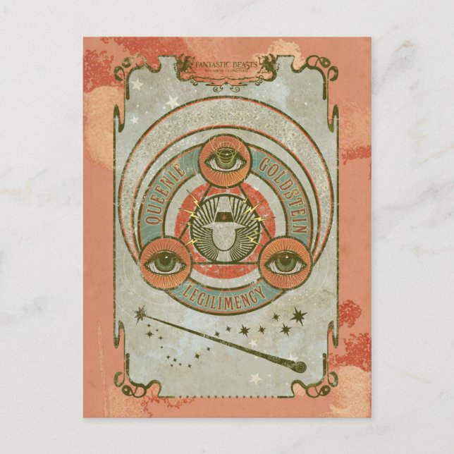 QUEENIE GOLDSTEIN™ Legilimency Graphic Postkarte (Vorderseite)