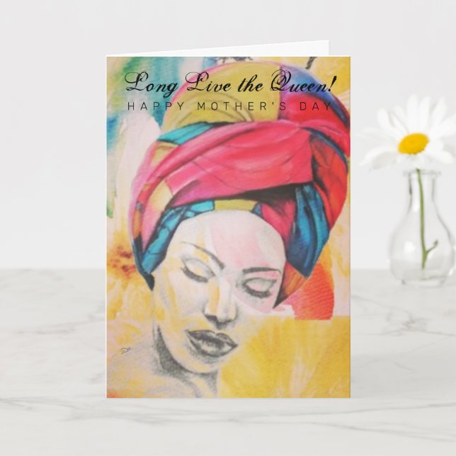 QUÉENIFICENT - Carte de fête des mères (Petite plante)