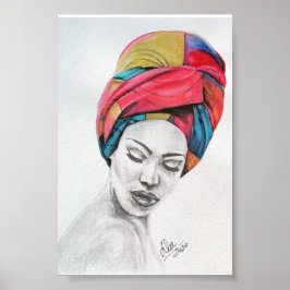 QUEENIFICENT Premium Leinwand Poster (4x6)