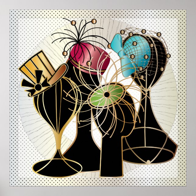 Queenly Hats Poster (Vorne)