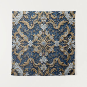 Queen's Bluish Embrace Wandteppich