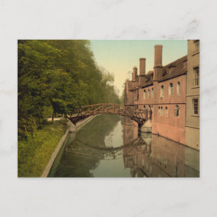 Queens' College Bridge, Cambridge, England Postkarte