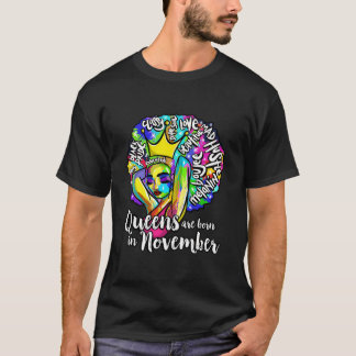 Queens Geborener November T-Shirt