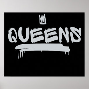 Queens-Graffitiumbau Poster
