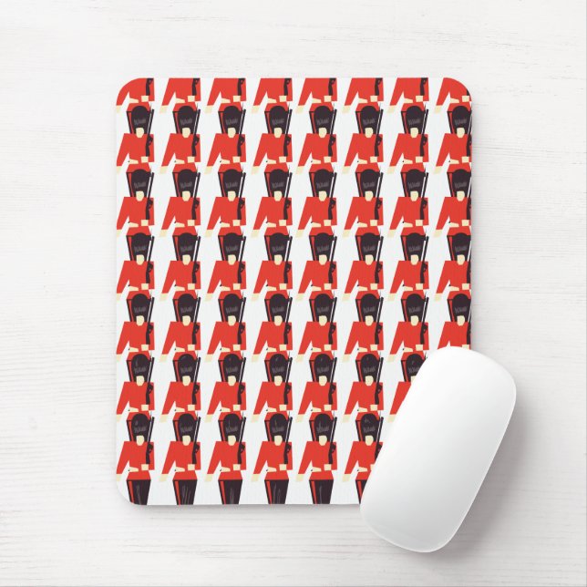 Queens Guard Soldiers Pattern Mousepad (Mit Mouse)