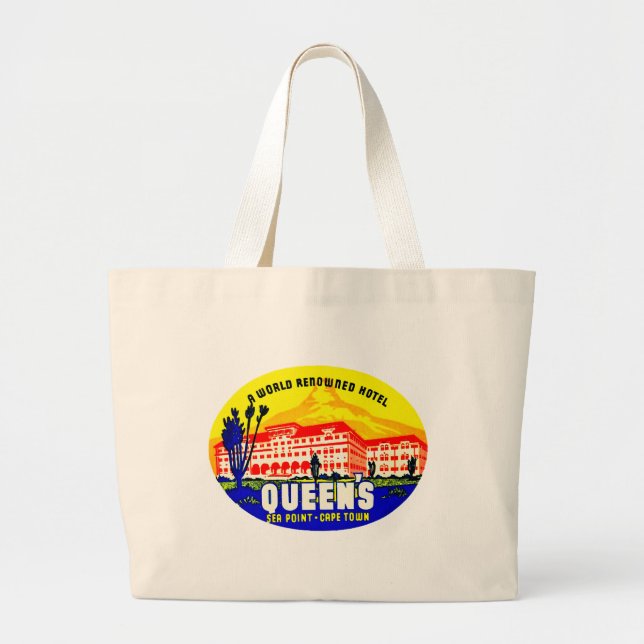 Queen's Hotel Seapoint Jumbo Stoffbeutel (Vorne)