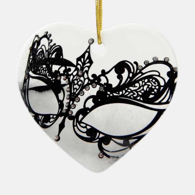 Queens-Maske Keramikornament (Vorne)