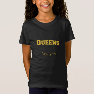 Queens New York Gold T - Shirt