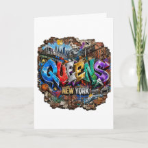 Queens New York Graffiti-Wandkunst