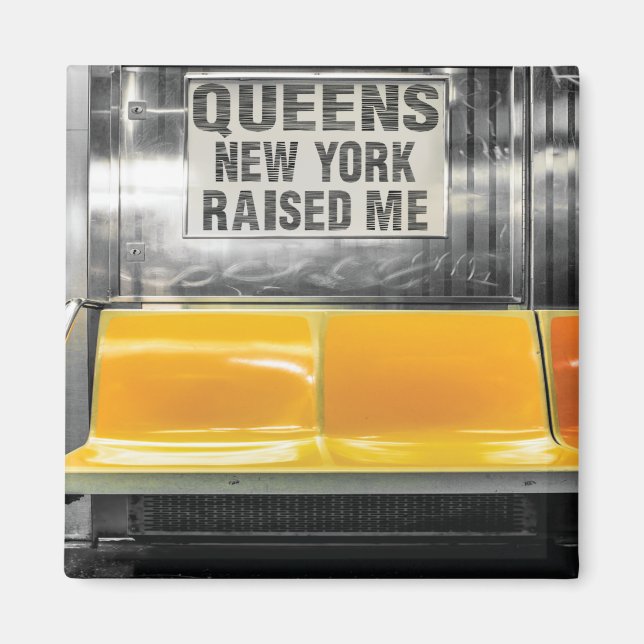 Queens New York hat mich fotografiert Magnet (Vorne)