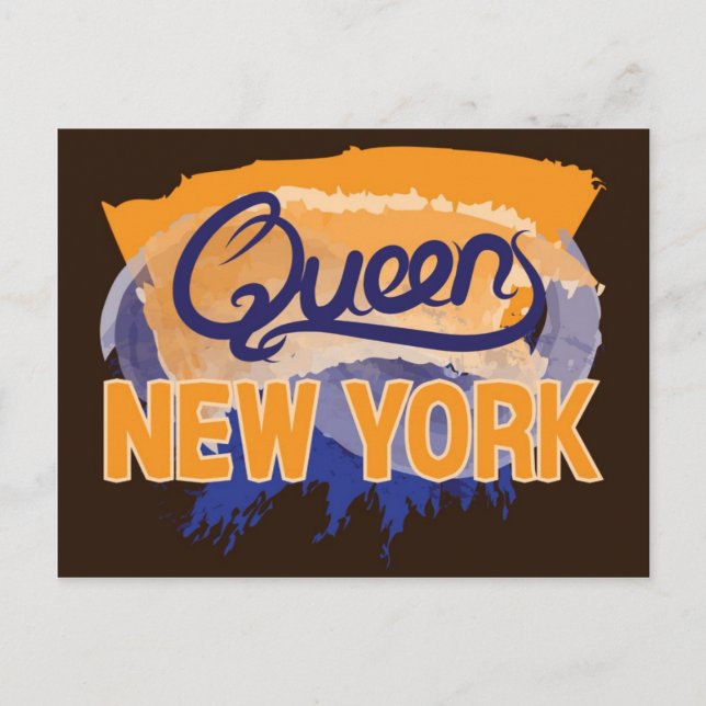 Queens New York Postcard Postkarte (Vorderseite)