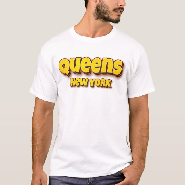 Queens New York T-Shirt (Vorderseite)