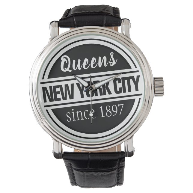 Queens NYC 1897 Armbanduhr (Vorderseite)
