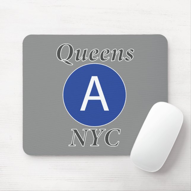 Queens NYC A-Zug Mousepad (Mit Mouse)