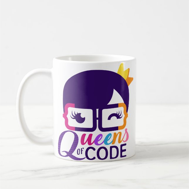 Queens of Code Mug Kaffeetasse (Links)