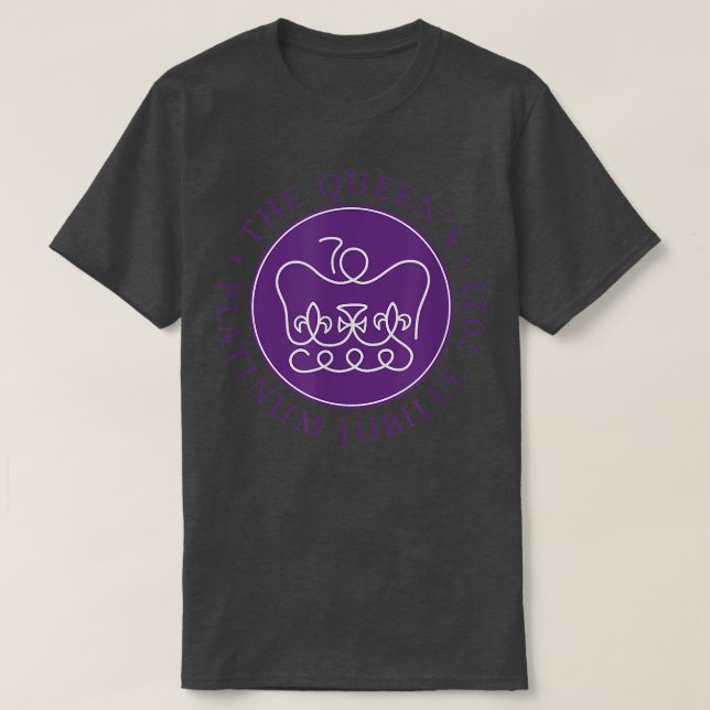 Queens Platinum Jubilee 70 Jahre T-Shirt (Design vorne)