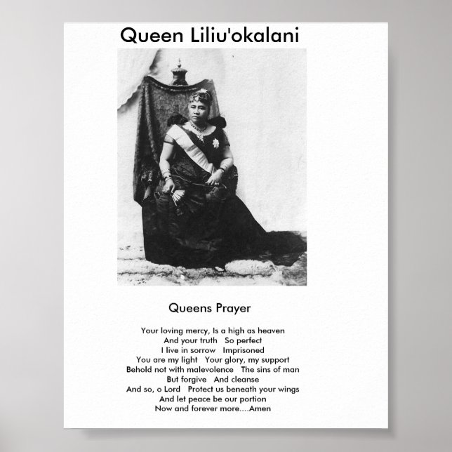 Queens Prayer Poster (Vorne)