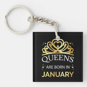 Queens sind im Januar Geboren I Schlüsselanhänger