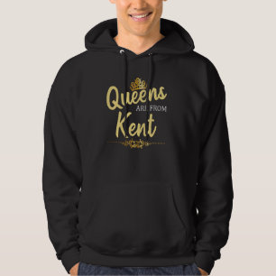Queens sind von Kent Wa Washington Funny Zuhause R Hoodie