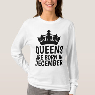QUEENS SONT NÉS EN DÉCEMBRE T-Shirts d'anniversair