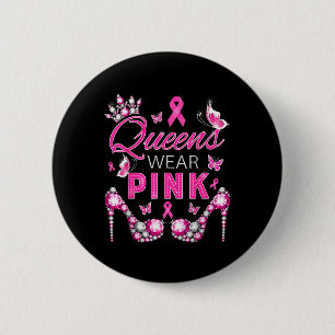 Queens tragen rosa Brustkrebs-Bewusstsein Band Su Button