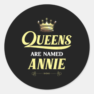 Queens werden als Personalisiertes Geschenk von An Runder Aufkleber