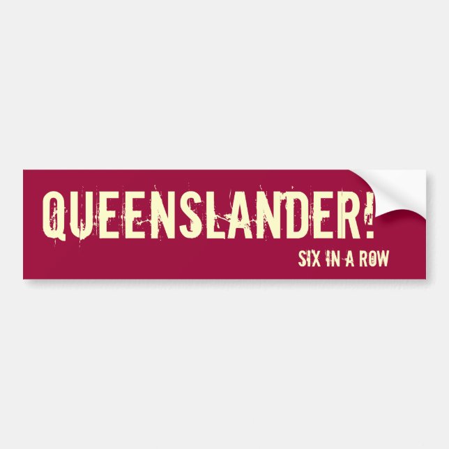 Queensland-Autoaufkleber Autoaufkleber (Vorne)