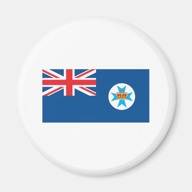 Queensland-Flagge Magnet (Vorne)