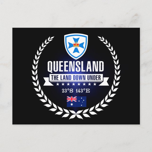 Queensland Postkarte (Vorderseite)
