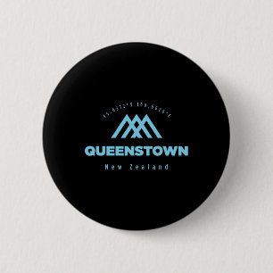 Queenstown Berg Urlaub Skifahren Neuseeland Button