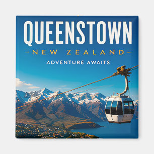 🏔️ Queenstown Neuseeland Abenteuer-Homedekor 🚠 Magnet
