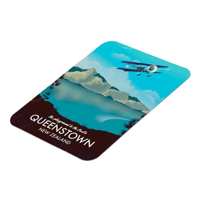 Queenstown Neuseeland Magnet (Linke Seite)