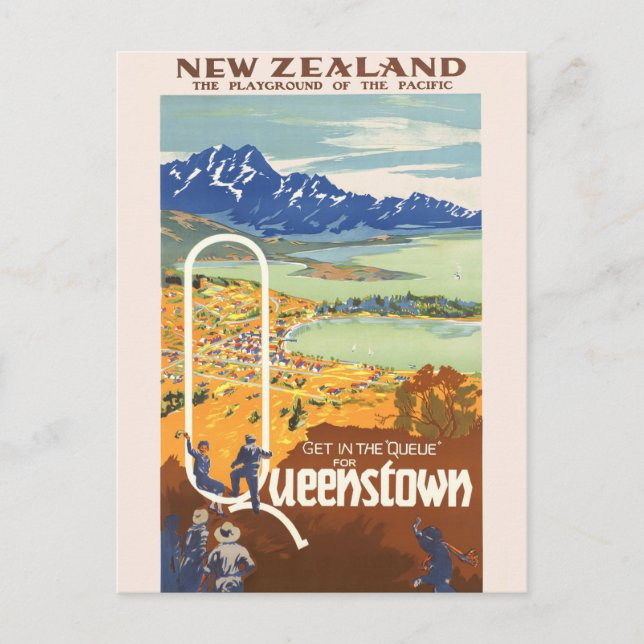 Queenstown, Nouvelle-Zélande Carte postale de voya (Devant)