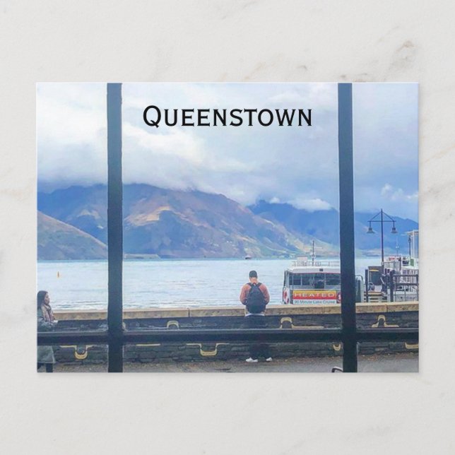 Queenstown Postkarte (Vorderseite)