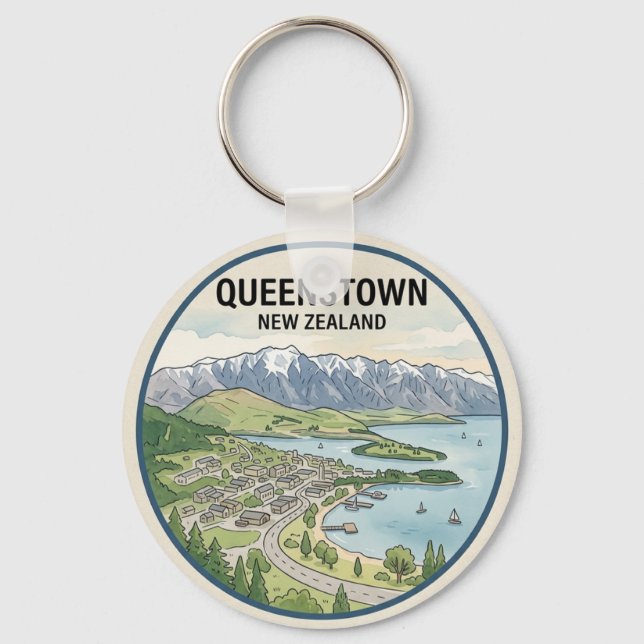Queenstown Schlüsselanhänger (Vorderseite)
