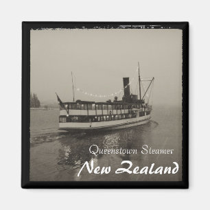 Queenstown, Steamer, Neuseeland (Magnet) Magnet