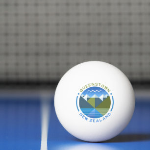 QUEENSTOWN SÜDINSEL - NEUSEELAND TISCHTENNISBALL