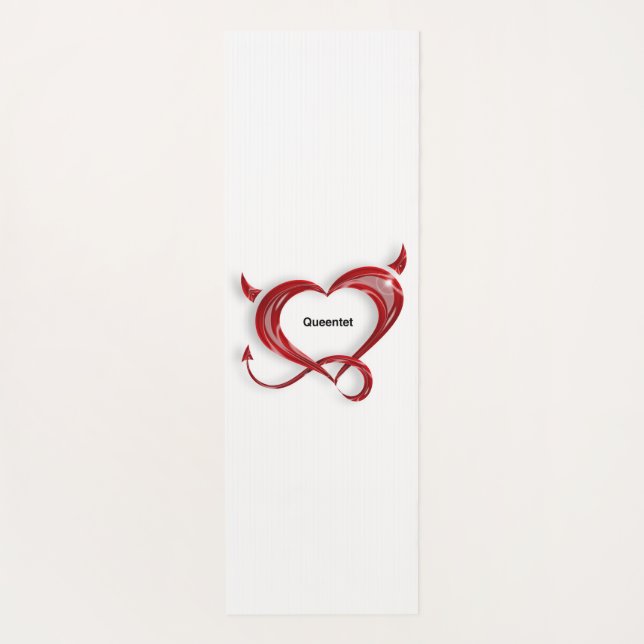 Queentet Yoga Mat Yogamatte (Rückseite)