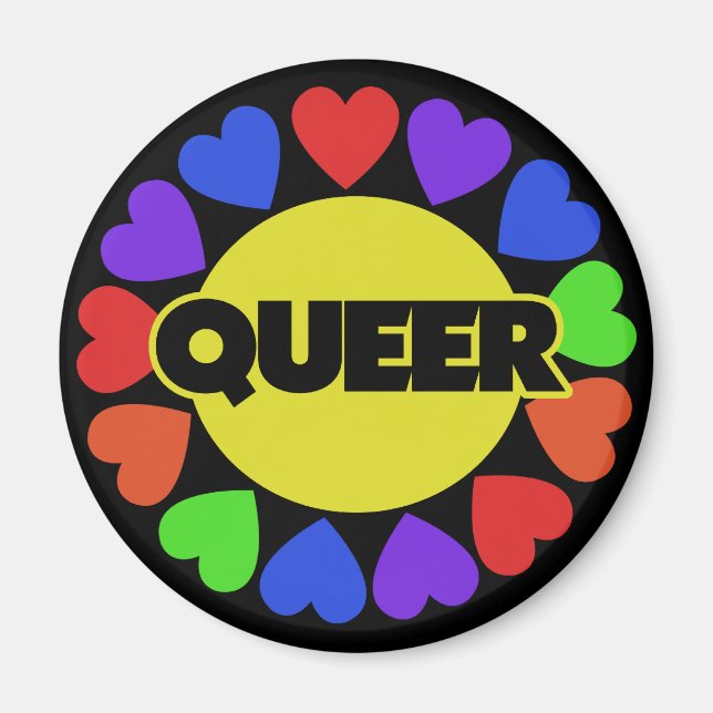 Queer Gay Pride Magnet (Vorne)