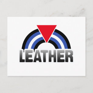 Queer Lederstolz Postkarte