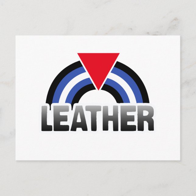 Queer Lederstolz Postkarte (Vorderseite)