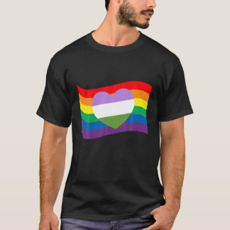 Queer LGBTQ Gay Rights Stolz Regenbogen T-Shirt