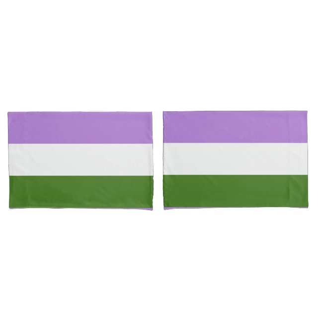 Queer-Pride-Flagge Kissenbezug (Vorderseite-Set)