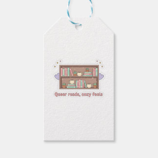 Queer Reads Cozy Feels – LGBTQ Pride Lesestil Geschenkanhänger