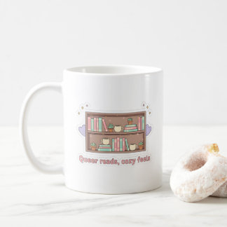 Queer Reads Cozy Feels – LGBTQ Pride Reading Aesth Kaffeetasse