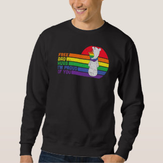Queer Stolz auf soziale Bewegung - Freier Vater - Sweatshirt