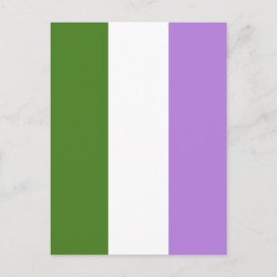 Queer-Stolzflagge Postkarte