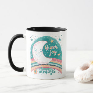 Queere Freude immer LGBTQ Stolz Regenbogen Mond Cu Tasse