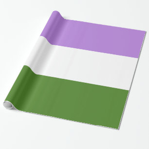 Queere Pride-Flagge Geschenkpapier